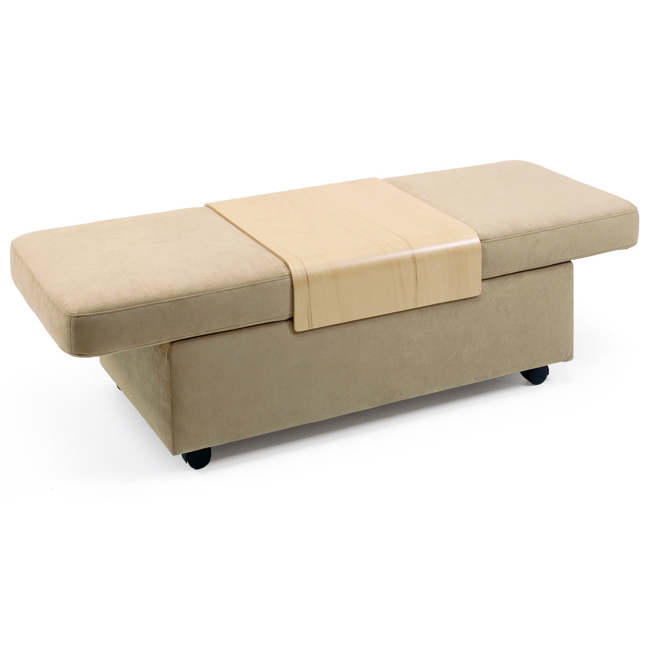 Stressless Ottomans Double Ottoman with Casters Furniture